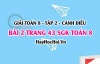 Bài 2 trang 43 Toán 8 Tập 2 Cánh Diều: Tìm Lỗi Sai Phương Trình